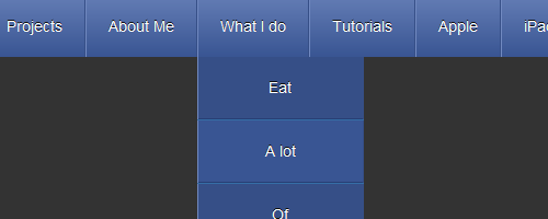 A CSS3 Navigation Menu